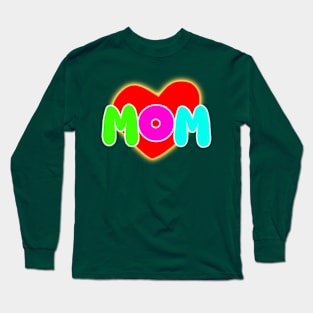 heart mom Long Sleeve T-Shirt